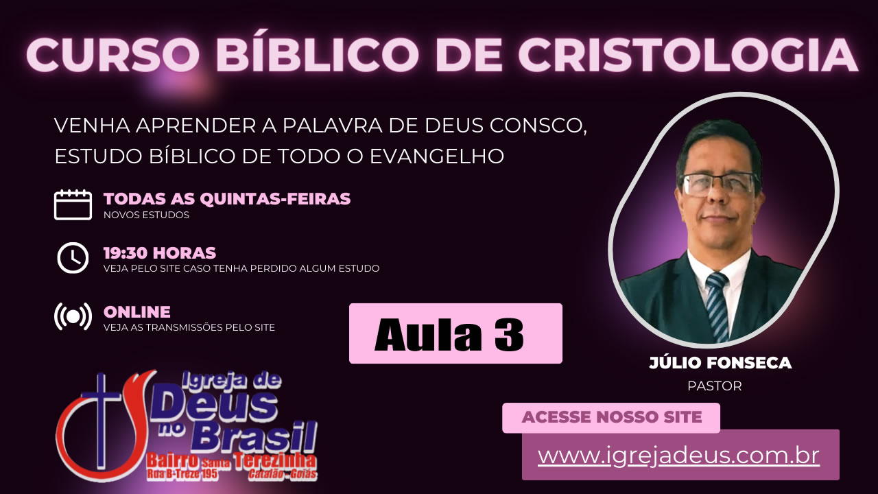 Curso de cristologia aula 3