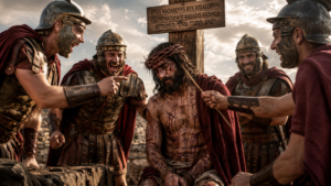 O Escárnio dos Soldados que crucificaram Jesus